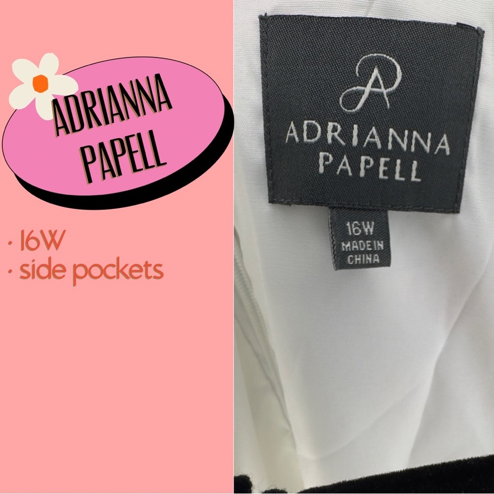 Adrianna Papell Women’s Size 16W Tea Length Dress - Picture 3 of 3